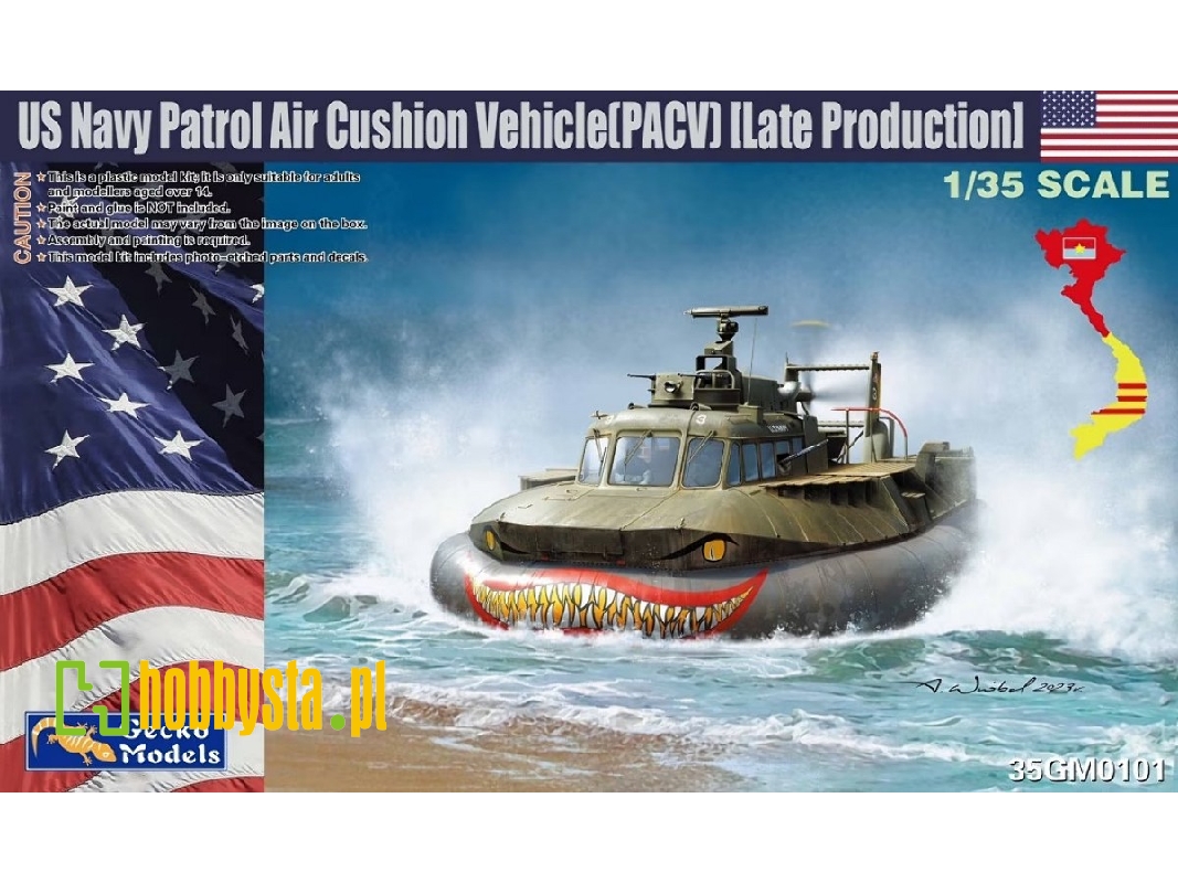 Us Navy Patrol Air Cushion Vehicle (Pacv) Late Production - zdjęcie 1