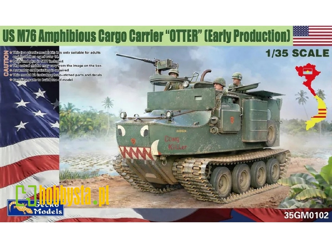 Us M76 Amphibious Cargo Carrier "otter" (Early Production) - zdjęcie 1