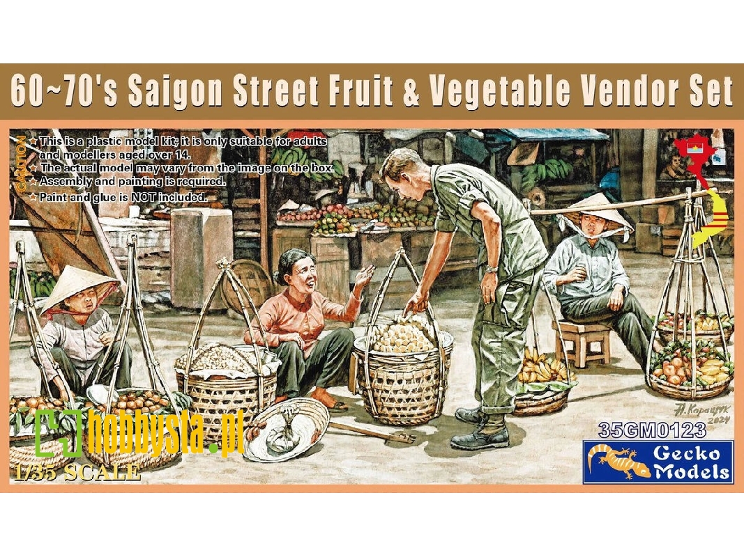 Saigon Greengrocer 1960s-1970s Figure Set - zdjęcie 1