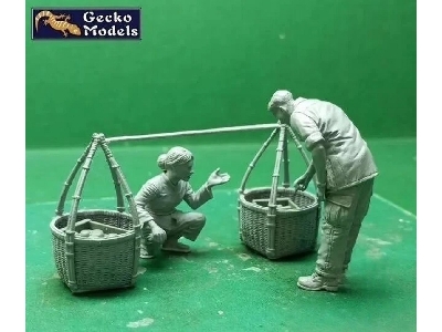 Saigon Greengrocer 1960s-1970s Figure Set - zdjęcie 2