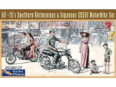 60's-70's South Vietnamese & Japanese Ss50e Motorbike Set - zdjęcie 1