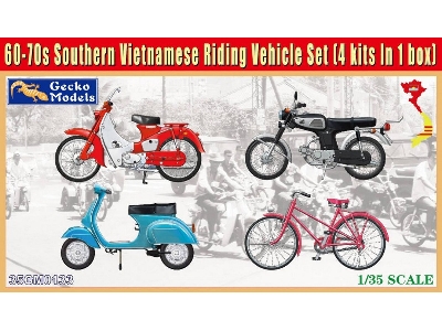 Southern Vietnamese Riding Vehicle Set (1960s - 1970s) - zdjęcie 1
