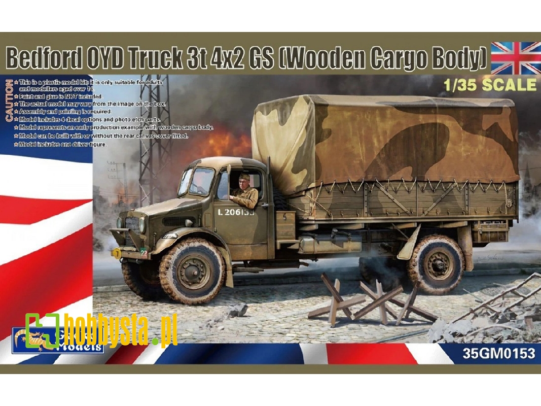 Bedford Oyd Truck 3t 4x2 Gs (Wooden Cargo Body) - zdjęcie 1