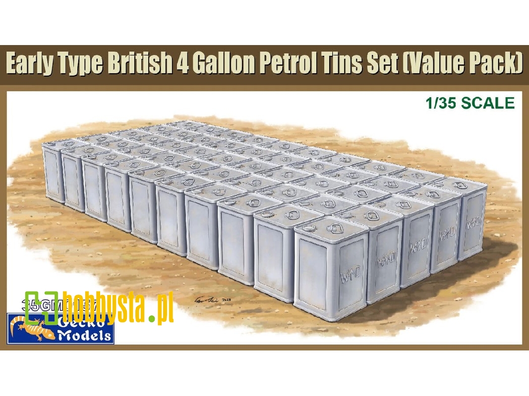 Early Type British 4 Gallon Flimsies (Value Pack) - zdjęcie 1