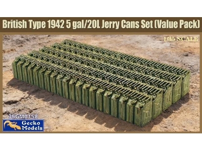 British Type 1942 5 Gal / 20 L Jerry Can Set (Value Pack) - zdjęcie 1
