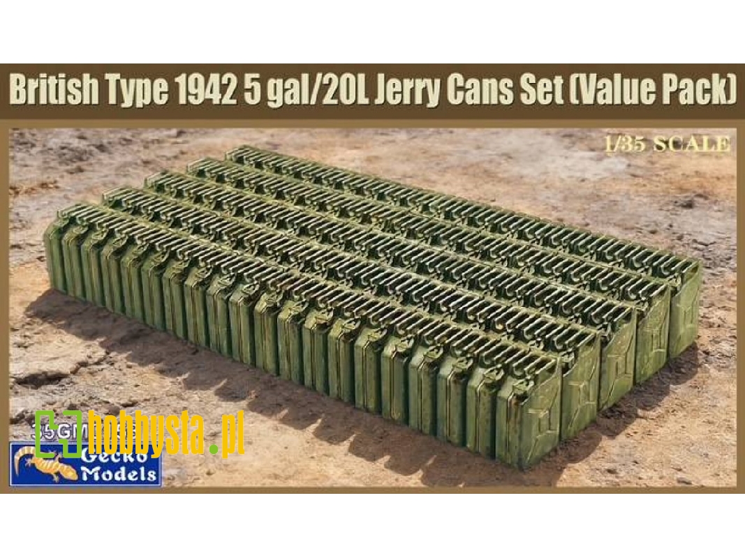 British Type 1942 5 Gal / 20 L Jerry Can Set (Value Pack) - zdjęcie 1