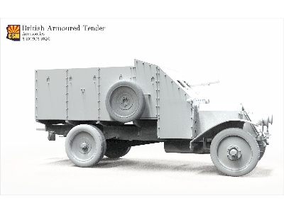 British Tender Spare Wheel Set (3d-printed) - zdjęcie 1