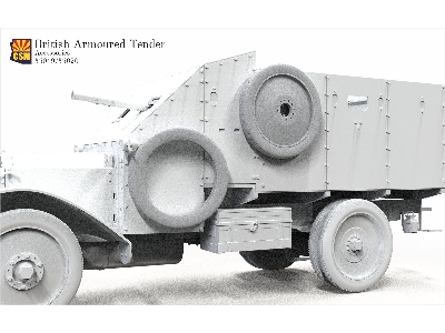 British Tender Spare Wheel Set (3d-printed) - zdjęcie 2