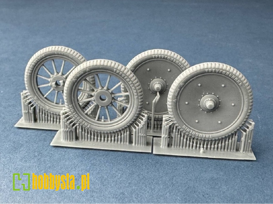 Rear Double Treugolnik "elka" Herringbone Tires (3d-printed) - zdjęcie 1