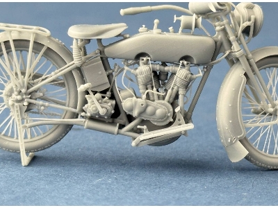 Us Model J Military Motorcycle 1916-1918 (3d-printed) - zdjęcie 7