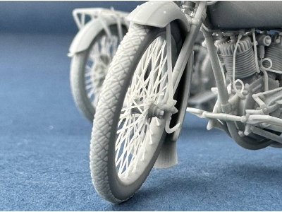 Us Model J Military Motorcycle 1916-1918 (3d-printed) - zdjęcie 8