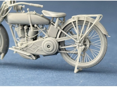 Us Model J Military Motorcycle 1916-1918 (3d-printed) - zdjęcie 9