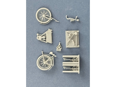 French Motorcycle Model P - Type C 1903  (3d-printed) - zdjęcie 2