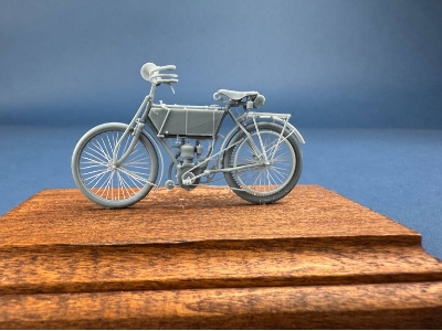 French Motorcycle Model P - Type C 1903  (3d-printed) - zdjęcie 6