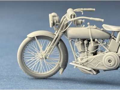 Us Model J Military Motorcycle 1916-1918 (3d-printed) - zdjęcie 4
