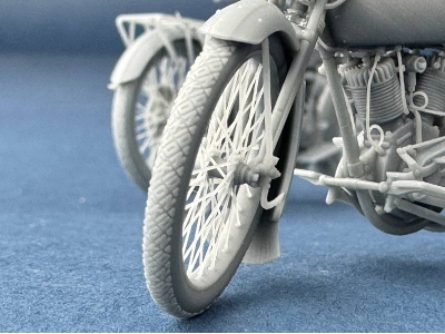 Us Model J Military Motorcycle 1916-1918 (3d-printed) - zdjęcie 8