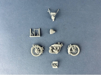 Us Model J Military Motorcycle 1916-1918 (3d-printed) - zdjęcie 10