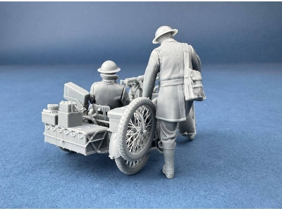 Machine Gun Corps Rider Starting The Motorcycle (3d-printed) - zdjęcie 2