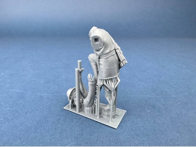 Machine Gun Corps Rider Starting The Motorcycle (3d-printed) - zdjęcie 6