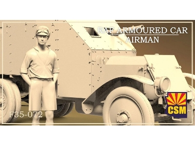 Raf Armoured Car Airman (1 Figure / 3d-printed) - zdjęcie 1