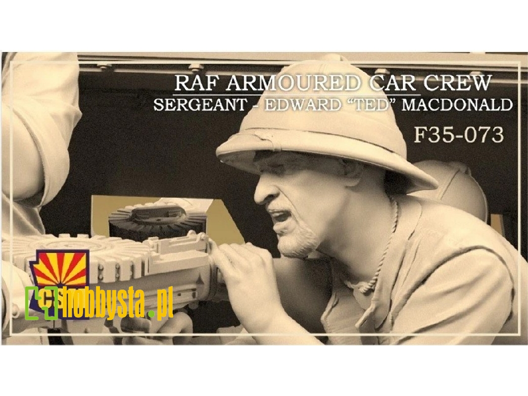 Raf Armoured Car Crew Sergeant Edward "ted" Macdonald - zdjęcie 1