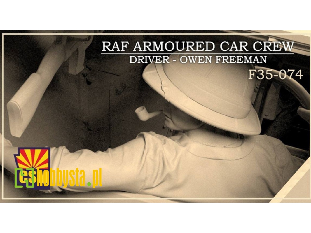 Raf Armoured Car Crew Driver - Owen Freeman (1 Figure / 3d-printed) - zdjęcie 1