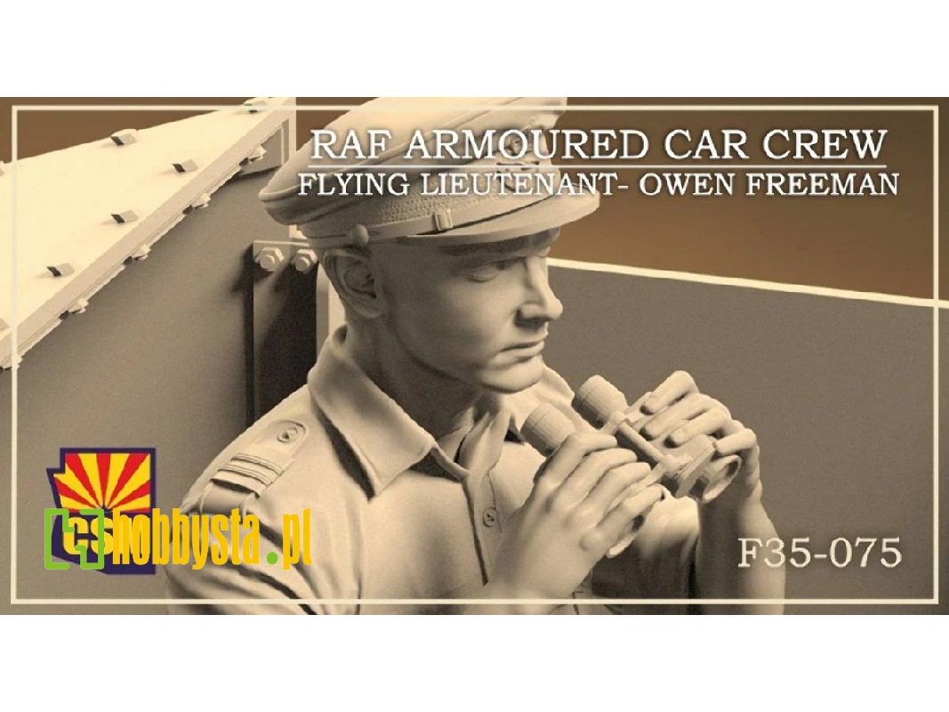 Raf Armoured Car Crew Driver - F/L Robert Evans (1 Figure / 3d-printed) - zdjęcie 1