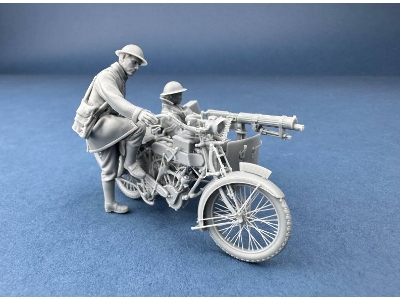Machine Gun Corps Rider Starting The Motorcycle (3d-printed) - zdjęcie 2