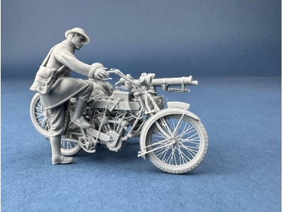 Machine Gun Corps Rider Starting The Motorcycle (3d-printed) - zdjęcie 5