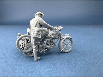 Machine Gun Corps Rider Starting The Motorcycle (3d-printed) - zdjęcie 7