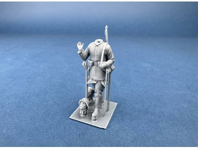German Cyclist Carrying Bicycle (3d-printed) - zdjęcie 4