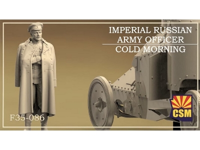 Imperial Russian Army Officer - Cold Morning (1 Figure / 3d-printed) - zdjęcie 1
