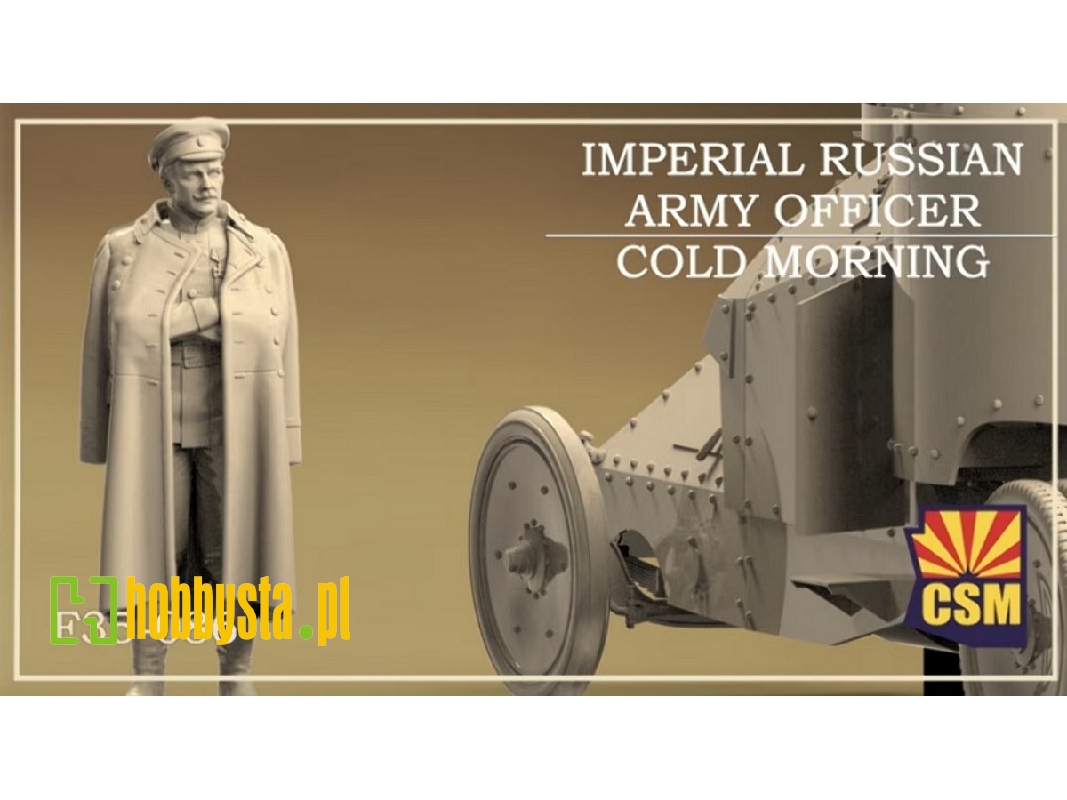 Imperial Russian Army Officer - Cold Morning (1 Figure / 3d-printed) - zdjęcie 1