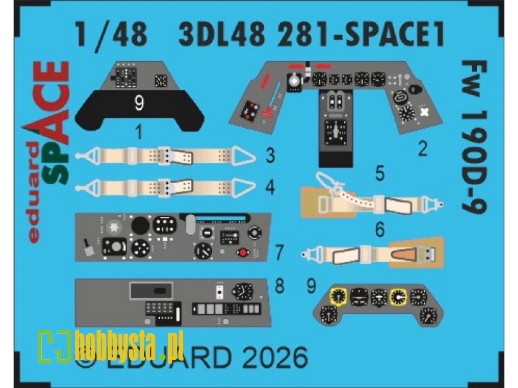 Focke Wulf Fw-190 D-9 - Space Set (For Miniart Kits) - zdjęcie 1