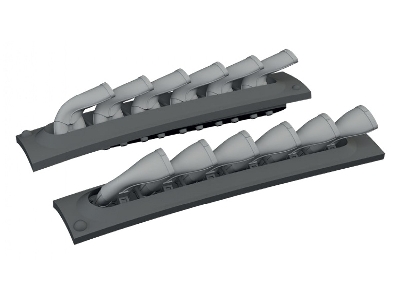 Curtiss P-40 K - Löökplus Set (For Eduard Kits) - zdjęcie 1