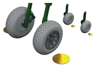 Curtiss P-40 K - Löökplus Set (For Eduard Kits) - zdjęcie 3