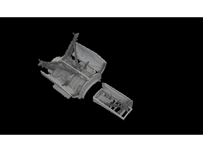 Lockheed Martin F-16 C - Wheel Bays & Legs Standard (For Tamiya Kits / 3d-printed) - zdjęcie 1