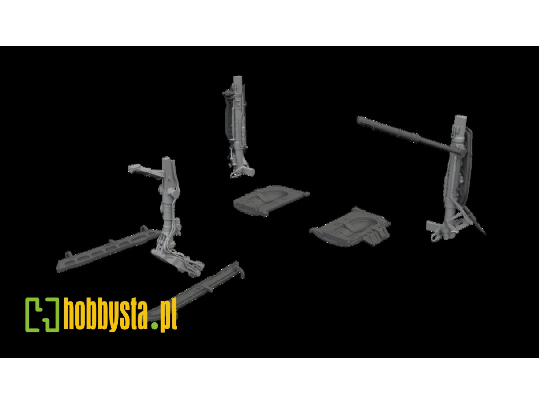 Mig-21 F - Undercarriage Legs (For Eduard Kits / 3d-printed) - zdjęcie 1