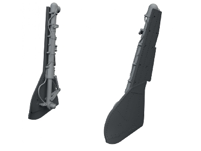 Focke Wulf Fw-190 D-9 - Undercarriage Legs (For Miniart Kits / 3d-printed) - zdjęcie 1