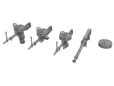 Handley Page Hampden B Mk.I - Guns Set (For Icm Kits / 3d-printed) - zdjęcie 1