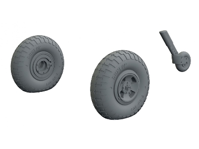 Supermarine Spitfire Mk.Ix  - Wheels Set (For Airfix Kits) - zdjęcie 1