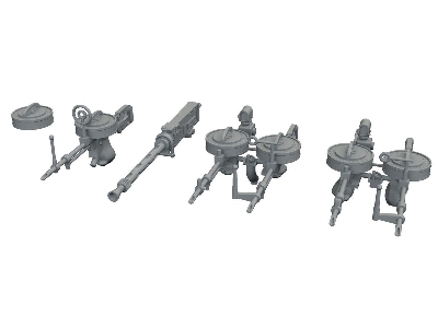 Handley Page Hampden Tb Mk.I - Guns Set (For Icm Kits / 3d-printed) - zdjęcie 1
