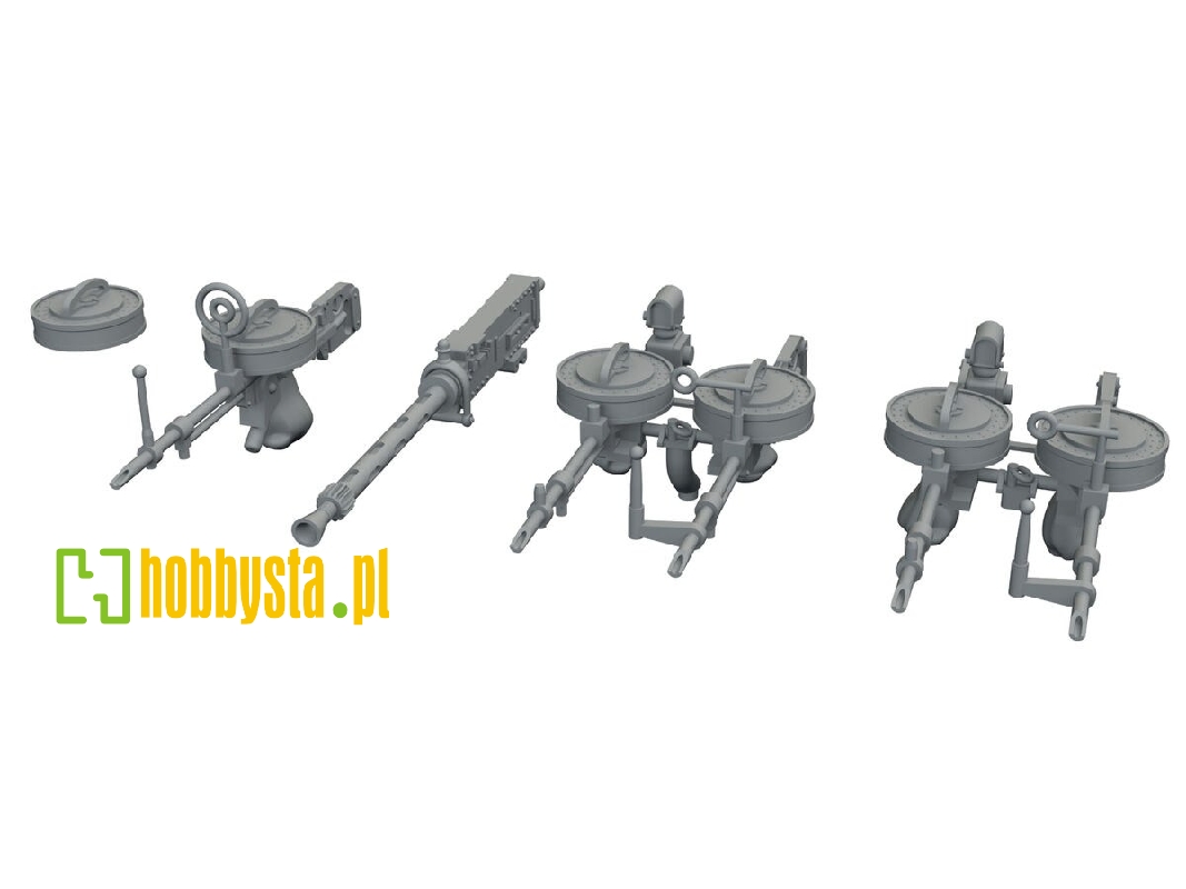 Handley Page Hampden Tb Mk.I - Guns Set (For Icm Kits / 3d-printed) - zdjęcie 1