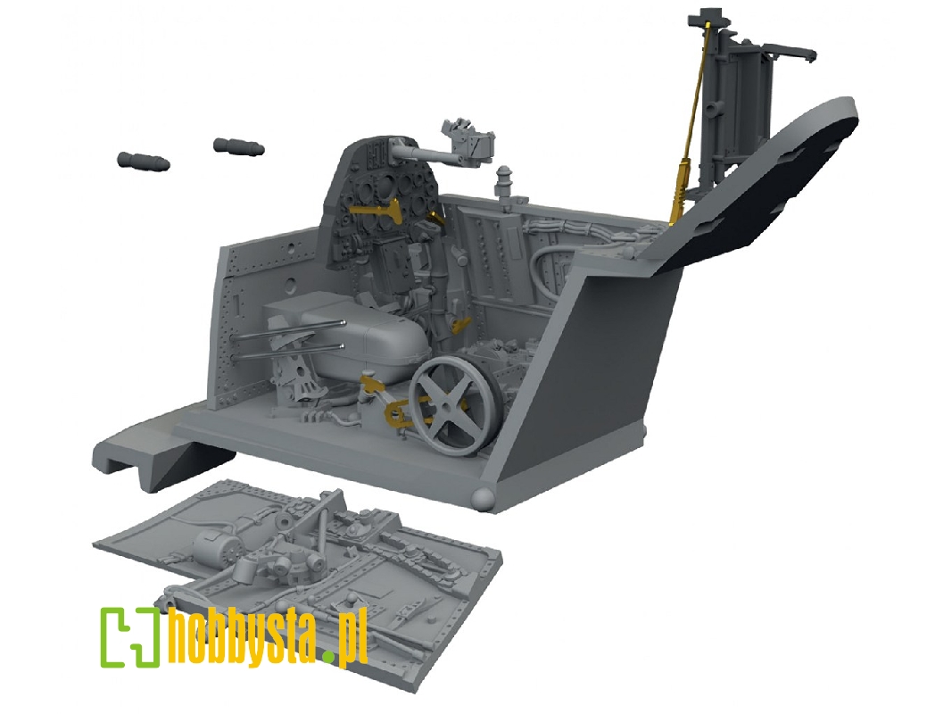 Messerschmitt Bf-109 K-4 - Cockpit (For Eduard Kits / 3d-printed) - zdjęcie 1