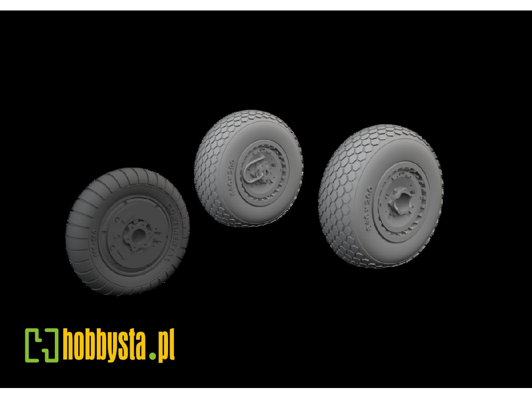 Messerschmitt Me-262 - Wheels Set (For Arma Hobby Kits) - zdjęcie 1