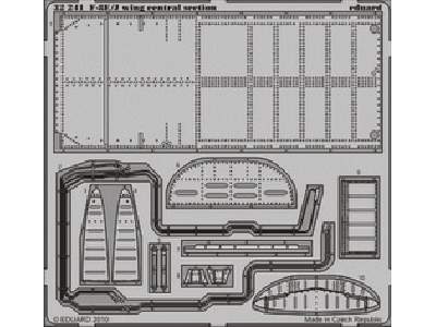  F-8E/ J wing central section 1/32 - Trumpeter - blaszki - zdjęcie 1