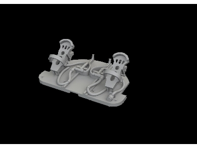 Messerschmitt Me-262 A - Rudder Pedals (For Arma Hoby Kits / 3d-printed) - zdjęcie 1