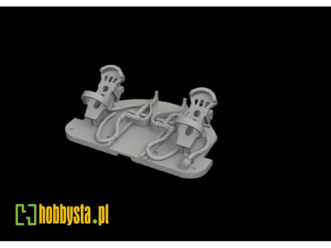 Messerschmitt Me-262 A - Rudder Pedals (For Arma Hoby Kits / 3d-printed) - zdjęcie 1