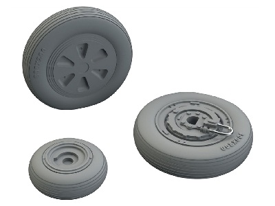 Mig-21 R - Wheels Set (For Eduard Kits) - zdjęcie 1