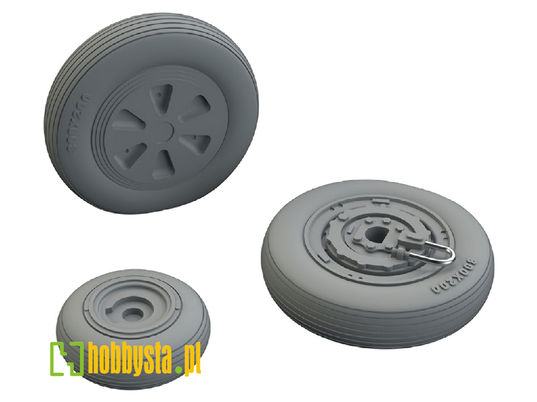 Mig-21 R - Wheels Set (For Eduard Kits) - zdjęcie 1